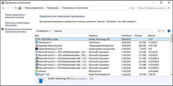 drayver prolific usb to serial comm port dlya windows 10 8 7 4