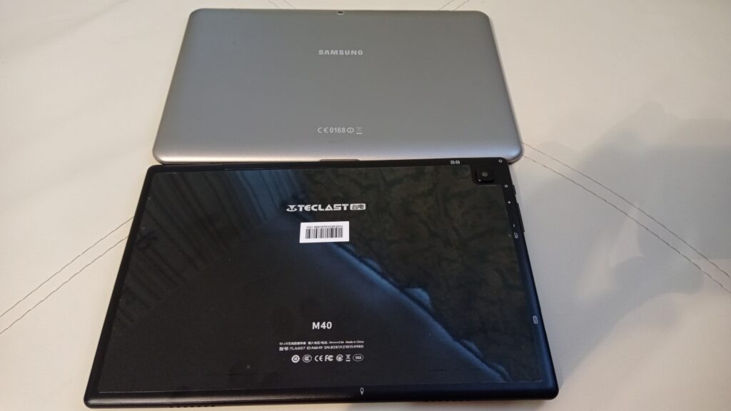 Teclast M40 и Samsung Galaxy Tab 2