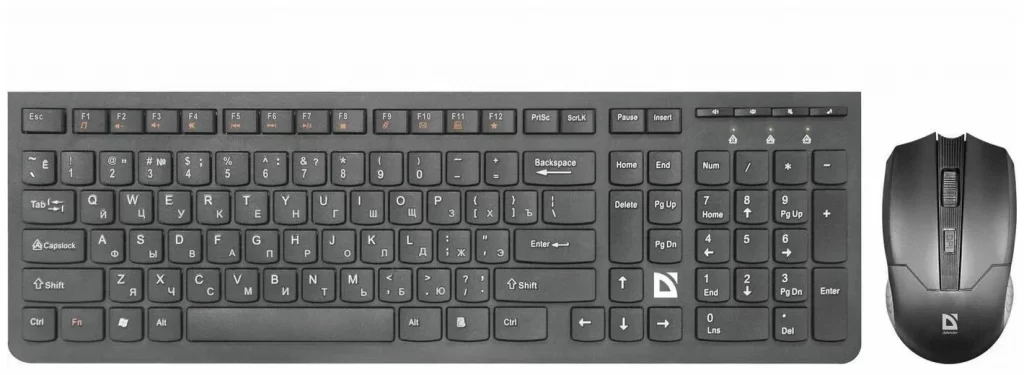 Классическая беспроводной набор клавиатуры и мышки